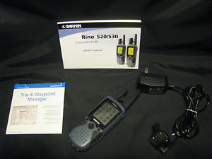 GARMIN RINO 520 / 530 TWO WAY RADIO / GPS W/ COLOR SCREEN - USED ONCE! EXC++