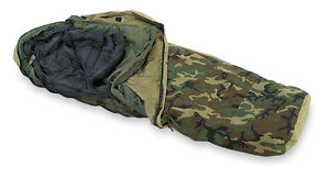 New Military Modular 4-Piece Sleeping Bag System with Gortex Cover