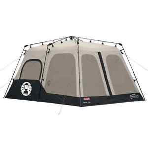 Coleman 2000018295 8-Person Instant Tent, Black (14x10 Feet)