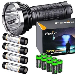 FENIX TK75 4000 Lumen 2015 Edition 4 CREE XM-L2 U2 LED Flashlight with Four Feni