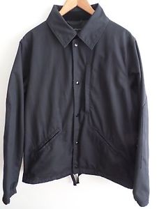 ENGINEERED GARMENTS SUOLO GIACCA NERA NYCO RIPSTOP MEDIA NUOVA CON ETICHETTA