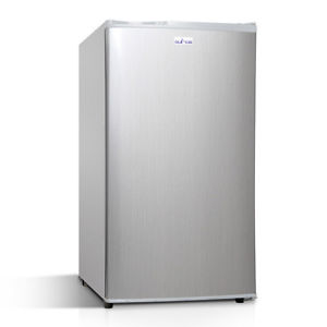 Brand New Upright 2-in-1 95L Caravan Bar Fridge Freezer Stainless Steel