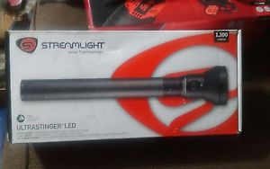 NEW MODEL - Streamlight Ultra Stinger LED Flashlight w/ 2 Chargers AC/DC ~ 77553