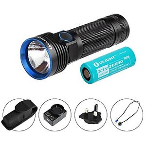 OlightÂ® Max 3200 Lumens R50 PRO Seeker Rechargeable Side-switch LED Torch Flash