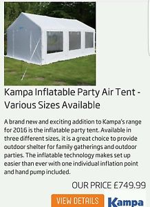 Kampa White Party Air Tent