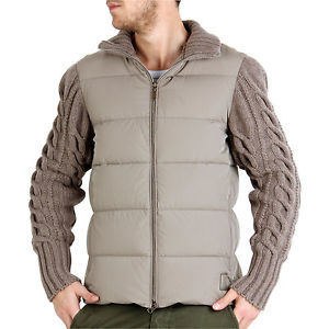 GEOSPIRIT Doudoune D'hiver Pour Hommes Veste Eiger Beige GEU0207 Taille M