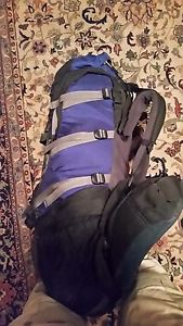 Arcteryx Blue/Black Bora 80 Backpack, Multi-Day Hiking, Medium