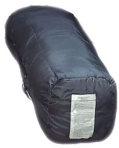 Sleeping Bag US Army Black Intermediate Cold Weather Mummy-Style MSS good