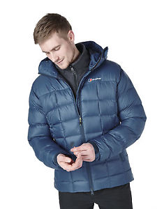 Berghaus Popena Cappuccio Hydrodown Giacca Poseidon NUOVO