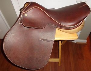 Collegiate RD leather English 17" Horse Saddle  L@@K!
