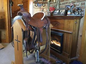Colorado Saddlery Ranch Roper 14" Seat Roping Saddle 0-41 Sand Hills Roper!