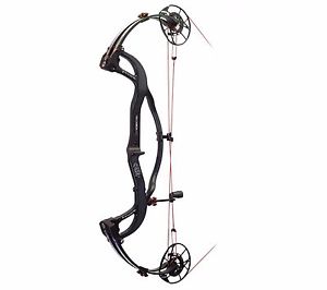PSE Carbon Air ECS Cam Right Hand Black 29in 60lb Compound Bow 1731HLRBK2960