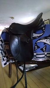 Kieffer Wien DL Professionell Black 18" English Equestrian Dressage Saddle