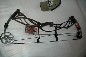 New Hoyt Archery Defiant 34 Bow RH 27"-29" 60# Harvest Brown /Max-1 Limbs #2 Cam