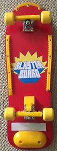 80'S Vintage Mint Complete Chicago Blaster Skateboard Wall Art Yellow Red Trucks