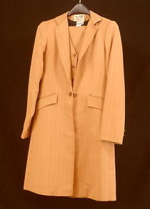 Reed Hill Saddleseat suit 3 piece Pumpkin Spice / Bronze Poly 14 - Made in USA