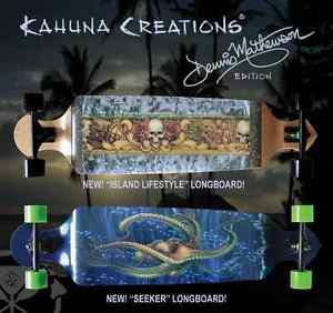 2x Kahuna Creations Longboards 43" x 10.5" Drop Deck Complete Setup 2 designs