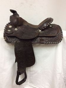 Circle Y 15" Used Equitation Western Trail Saddle #1906 Full Quarter Horse Bar