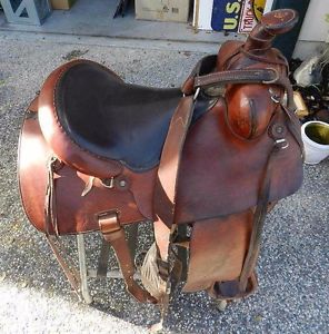 John Fallis Balanced Ride Western Saddle 16-18" Quality