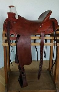 16.5" lightweight mccall diamond m wade saddle