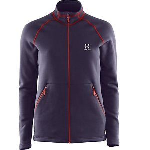 Haglöfs Bungy Veste Femmes, veste Powerstretch pour femmes, acai baie