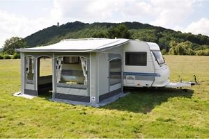 Hahn Vorzelt Wien Gr. 4, Teilzelt, Wohnwagenvorzelt, Wohnwagen, Camping