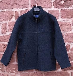 Mufflon giacca lana inverno Janus per uomini, blu marino