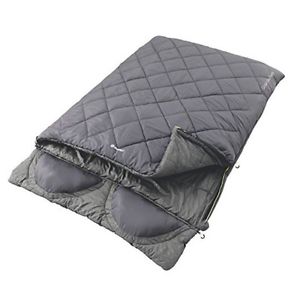 Outwell Contour Lux Adult Sleeping Bag with Double Blue - 225 x 150 x 60 CM, 230