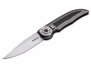BÖKER Manufaktur Tucan Taschenmesser Carboneinlagen  W. Gorski Serien-Nr.: 073