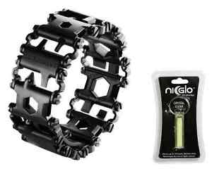 Leatherman Tread schwarz METRISCH Werkzeugarmband Tool & Ni-Glo Marker TOP EDC