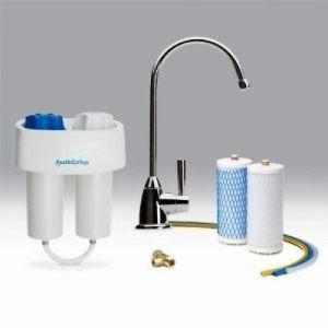 Austin Springs AS-DW-UC-CHR Undercounter Water filter with Premium Faucet, Chrom