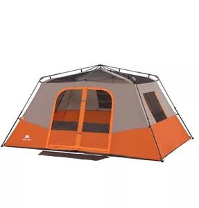 Ozark Trail Tent 8 Person 2 Room Family Instant Cabin Outdoor Tents for Camping