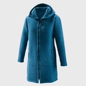 Mufflon Rika caldo Cappotto lana con cappuccio, arctic