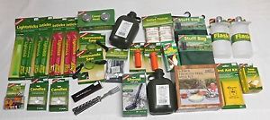 Lot of Camping Supplies Mess Kit First Aid Tent Repair Canteen Flask Camp Saw