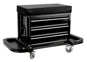 Performance Tool W85025 Creeper Seat Tool Box