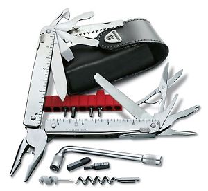 VICTORINOX SwissTool CS PLUS W/ Leather Pouch SWITZERLAND -Brand New