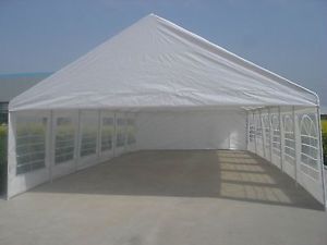 Industrial Grade 20x40 Heavy Duty Party Tent with 8' walls and poles.