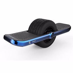 One Wheel Electric Skateboard - Ultra Wide Tire - Blue