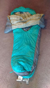 SIERRA DESIGNS Women's Backcountry Bed 600 2-Season Sleeping Bag, Aqua