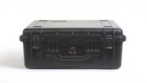 Peli Box Pelibox Pelicase 1550 noir, sans Emballage en mousse étanche à l'air