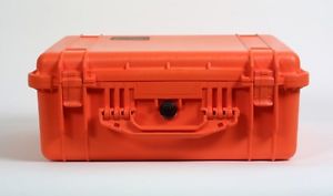 Peli Box Pelibox Pelicase 1550 orange,avec Emballage en mousse étanche à l'air t