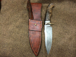 custom messer knife  und lederscheide