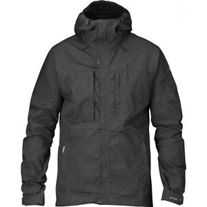 Fjallraven Skogso Mens Jacket Windproof - Dark Grey All Sizes