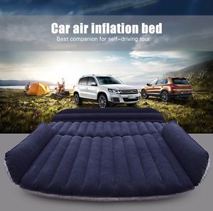 SUV Inflatable Mattress HQ Air Bed Travel Car Back Seat Durable Camping -w/ Pump
