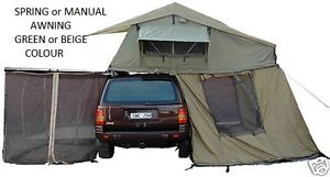 1.4 ROOF TOP TENT.CAMPER . RIPSTOP.TRAILER.ROOFTOP TENT .2.5 M AWNING + NET  MSQ
