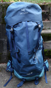 Rare Arc'teryx Naos 70 Waterproof Backpack Trekking Blue 70L Regular