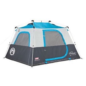 Coleman 6 Person Instant 10' X 9' Camping Cabin Tent w/ Rainfly 2000015606