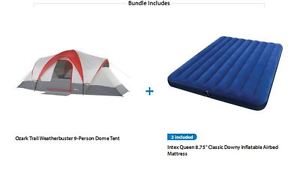 NEW Tent Camping Outdoor 9 Person Shelter Family Instant Cabin Canopy Ozark Bed