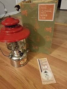 Vtg 1967 Sears Roebuck Ted Williams Model 7020 Lantern 2 Coleman Mantle W/ Box