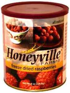 Freeze Dried Raspberries - 6 Can Case - 3 Pounds